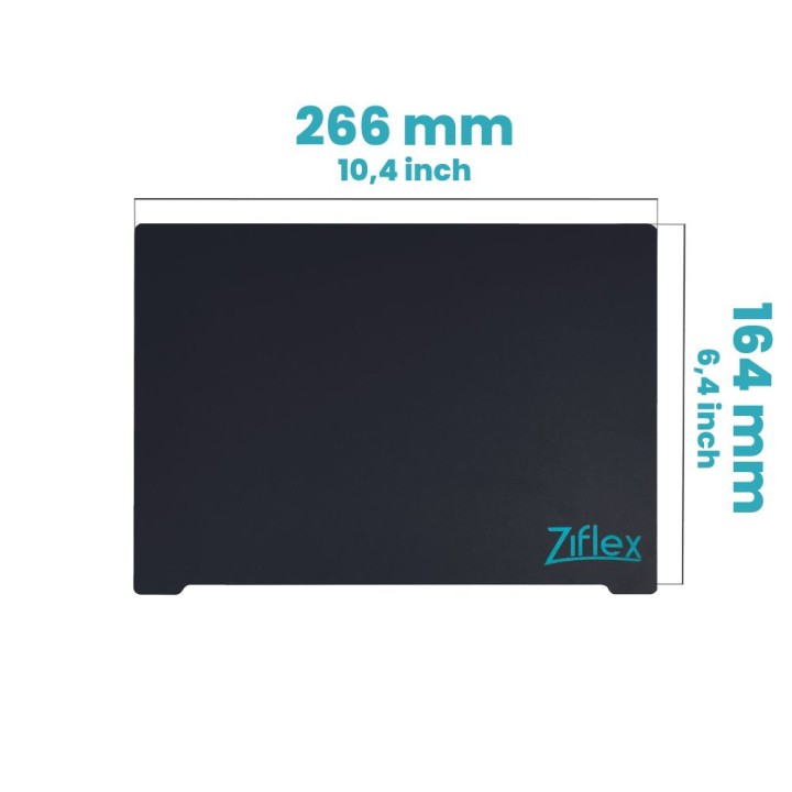 Ziflex - Upper Surface Ultimate High Temp 266 x 164 mm - Dremel 3D45