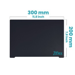 Ziflex - Upper Surface Ultimate High Temp 300 x 200 mm - BigBox E3D