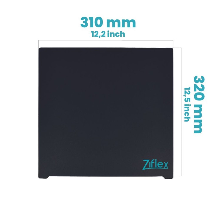 Ziflex - Upper Surface Ultimate High Temp 310 x 320 mm - CR10S PRO