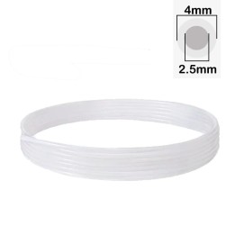 Zimple - 4m Tube PTFE (Bambu PTFE Tube for AMS et Filament ) - 4 m - Blanc