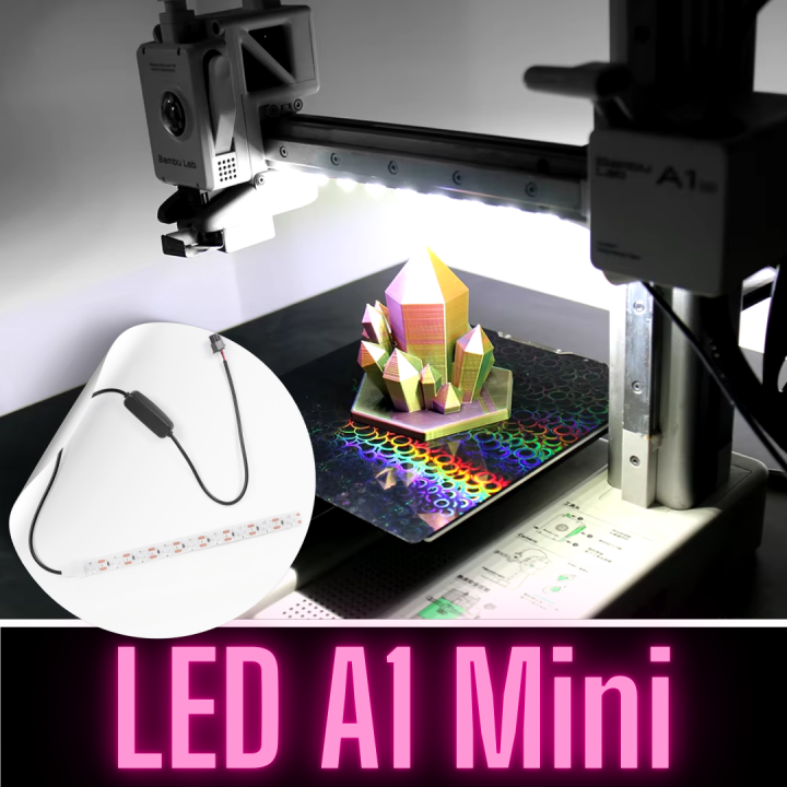 Zimple - Mini Lampe LED pour Bambu Lab A1 Mini Combo