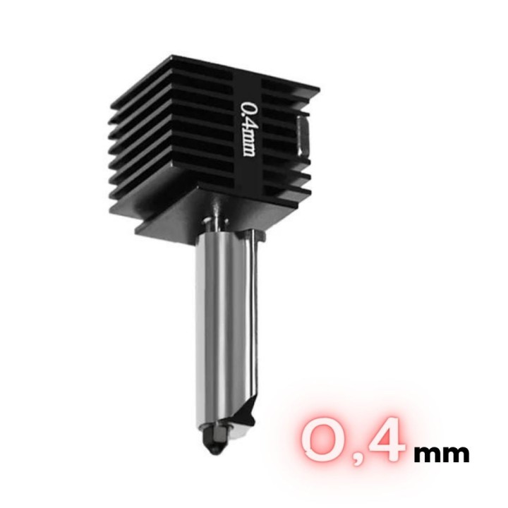Zimple3D - Bambu Lab Série A1 - Tête d'Extrusion avec Buse Acier 0,4 mm (Hotend)