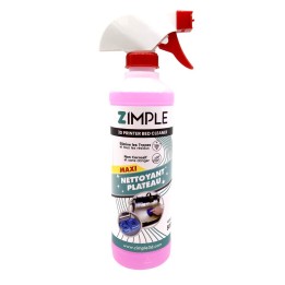 Zimple3D - Zicleaner Maxi Format - Spray Nettoyant Plateau & Object 500 ml