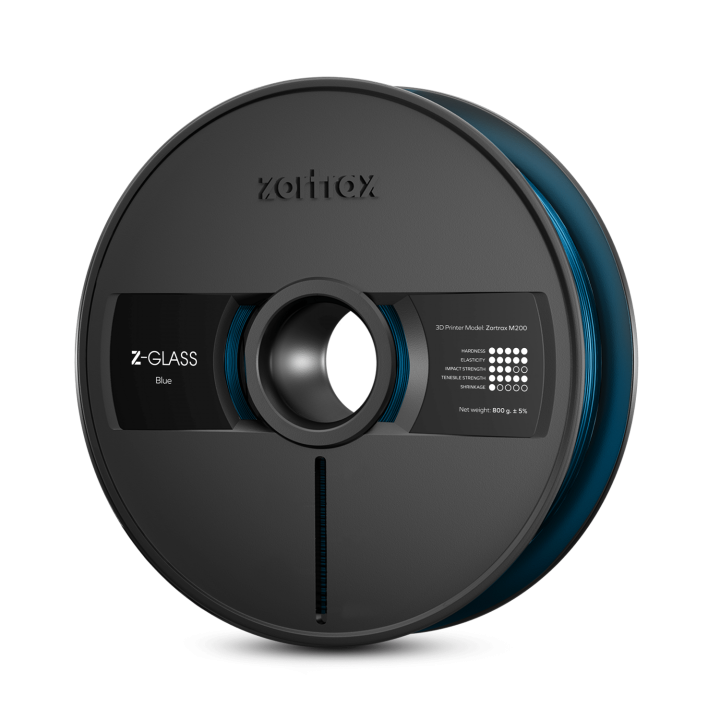 Zortrax - Z-GLASS - Bleu (Blue) - 1.75 mm - 2 Kg