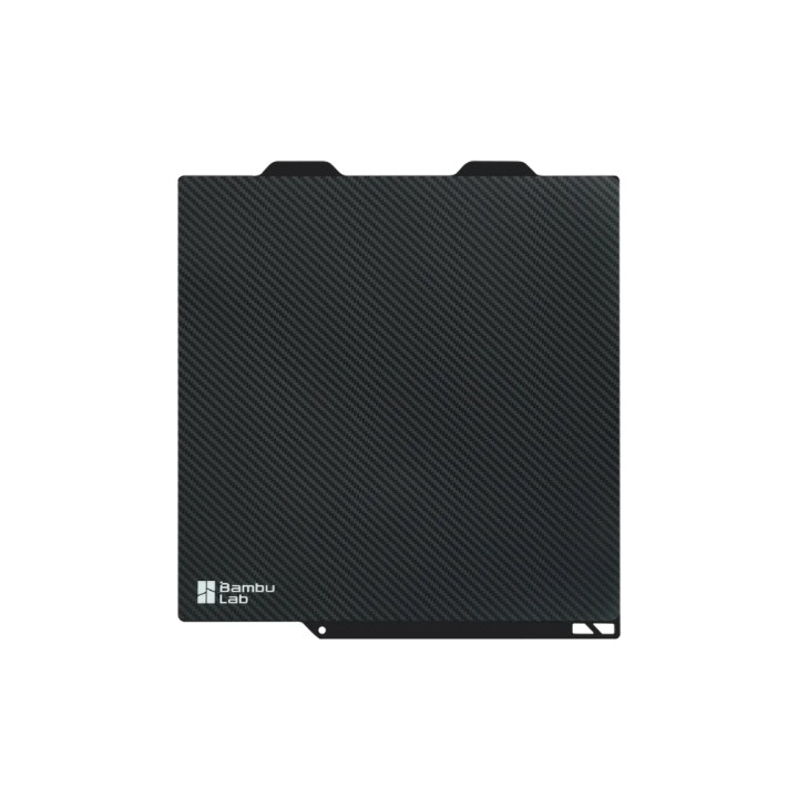Bambu Lab - A1 Mini - Plateau d'effet 3D Fibre de Carbone (3D Effect Plate Carbon Fiber)