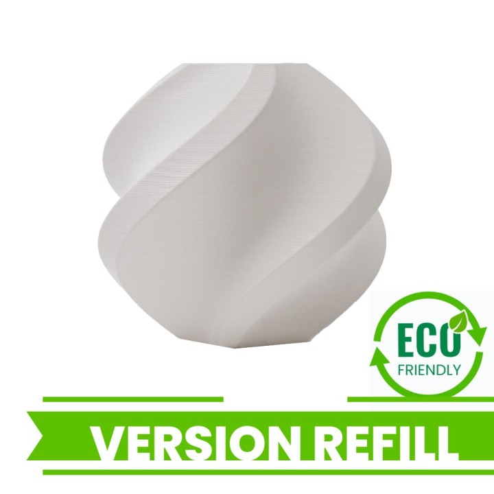 Bambu Lab - PLA Matte - Blanc Ivoire (Ivory White) - 1,75 mm - 1 kg Refill