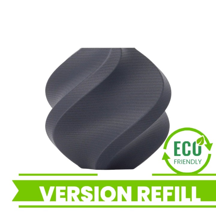 Bambu Lab - PLA-CF - Gris Lave (Lava Gray) - 1,75 mm - 1 kg Refill