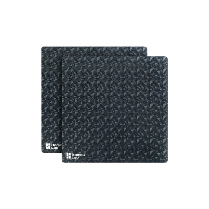 Bambu Lab - Séries X1/X2/P1/P2/A1 - Feuille d'effet 3D Diamant (Diamond Surface Sheet) - 2 pcs