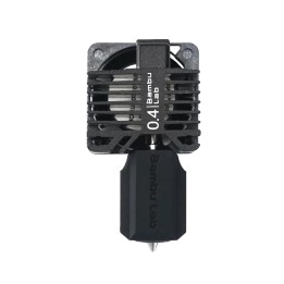 Bambu Lab - Tête d'Extrusion Complète Buse 0,4 mm en Acier trempé (Complete Hotend Assembly) - Série