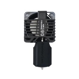 Bambu Lab - Tête d'Extrusion Complète Buse 0,6 mm en Acier trempé (Complete Hotend Assembly) - Série