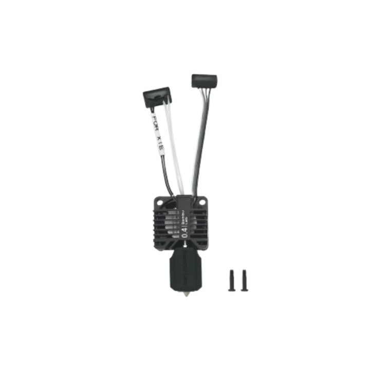 Bambu Lab - X1E - Tête d'Extrusion Complète avec Buse en Acier trempé - 0.4 mm (Complete hotend assembly with hardened steel noz