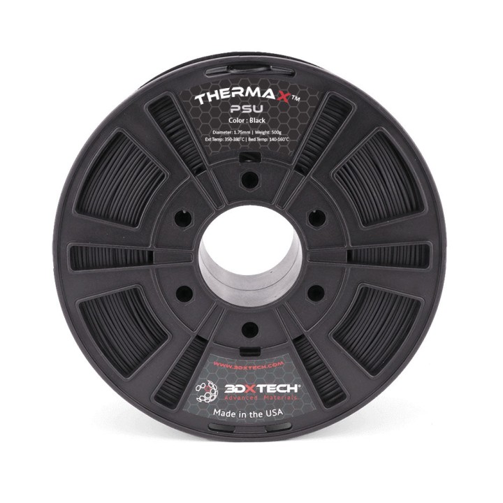 3DXTech - ThermaX PSU - Noir (Black) - 1.75 mm - 500 g
