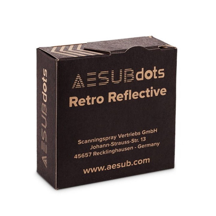 AESUB - AESUBdots Retro - Cibles de positionnement rétroréfléchissantes - 3 mm