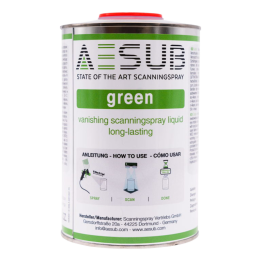 AESUB - Liquide matifiant 1 L pour scanners 3D - Vert
