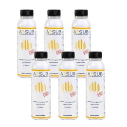 AESUB - Pack de 6 liquides matifiants 200 ml pour scanners 3D - Jaune