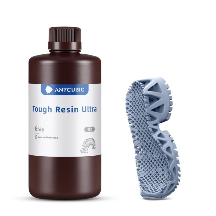 Anycubic - Tough Resin Ultra - Gris (Grey) - 1 kg