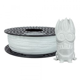 AzureFilm - PLA - Blanc Pailleté  (Glitter White) - 1.75 mm 1 kg