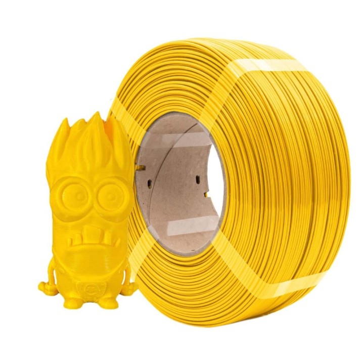 AzureFilm - PLA - Jaune (Yellow) - 1,75 mm - 1 kg Refill